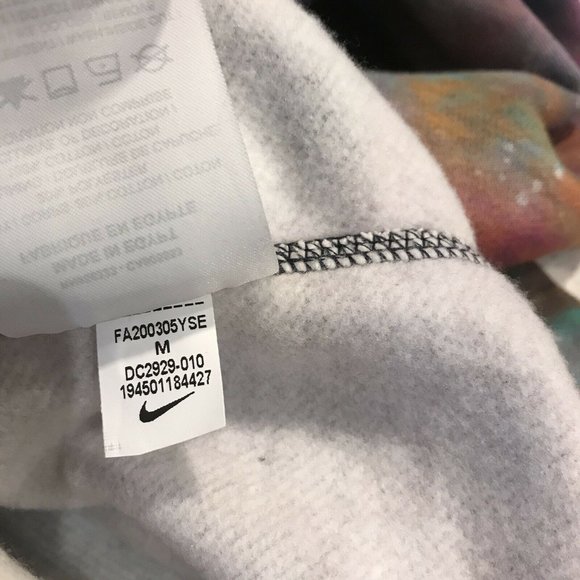 Nike Youth Big Bang Pullover Hoodie Multicolor Fleece Galaxy Cosmic Size Medium - Picture 8 of 9